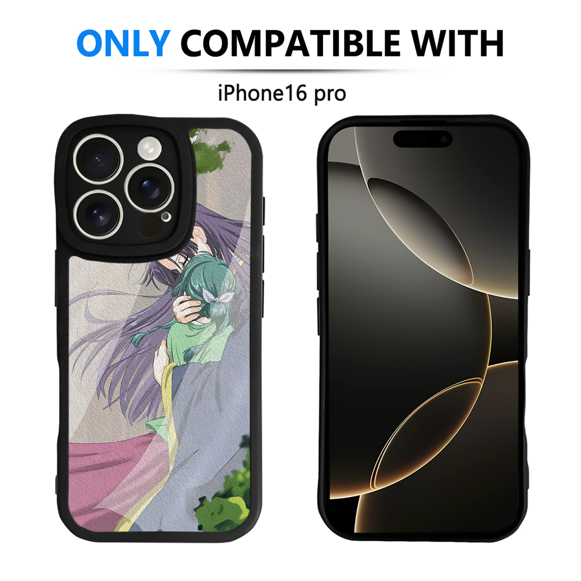 （画像用） 薬屋のひとりごと The Apothecary Diaries 【iPhone 16シリーズ対応】シリコンスマホケース（レザー調） 材質：シリコン